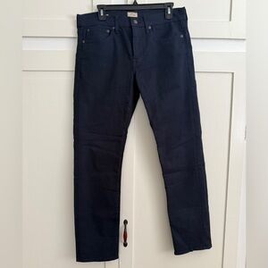 J. Crew 484 Slim Fit Garment-dyed Navy Five-Pocket Pants
